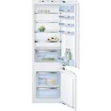 Integrated Fridge Freezers - Temperature Warning Bosch KIS87AFE0G White, Integrated