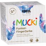 Kreul Mucki Sparkle Finger Paint Fairy Dust 4x150ml