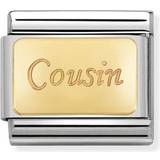 Nomination Jewellery Nomination Composable Classic Cousin Link Charm - Silver/Gold