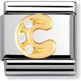 Nomination Composable Classic Link Letter C Charm - Silver/Gold/White