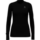 Odlo Sports Bras - Sportswear Garment Underwear Odlo Natural Merino Warm Long-Sleeve Baselayer Top Women - Black