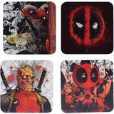 Paladone Coasters Paladone Deadpool Lenticular Coaster 4pcs