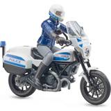Polices Toy Motorcycles Bruder Scrambler Ducati Police Bike with Policeman