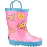 Cotswold Kid's Puddle Boots - Hearts