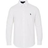 Men - White Shirts Polo Ralph Lauren Featherweight Mesh Shirt - White