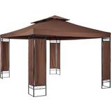 Tectake Pavilions & Accessories tectake Luxury gazebo Leyla 2.9x3.9 m
