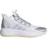 Adidas Unisex Basketball Shoes adidas Pro BOOST Mid - Cloud White/Silver Metallic/Chalk White