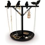 Kikkerland Bird Jewellery Stand - Black