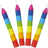 Goki Birthday Train Candles Set of Rainbow colour