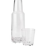 Stelton Water Carafes Stelton Glacier Glass with Water Carafe 2pcs