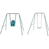Plum Swing Sets Playground Plum 2 in 1 Metal Swing