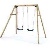 Plum Swing Sets Playground Plum Play Wooden Double Swing Set