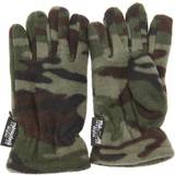 Green Mittens Children's Clothing Universal Textiles Boys Camouflage Thinsulate Thermal Winter Gloves - Green Camouflage (UTGL215-2)