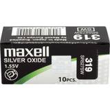 Batteries - Black - Button Cell Batteries Batteries & Chargers Maxell SR527SW (319) Compatible 10-pack