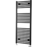 Wall Mounted Heated Towel Rails Towelrads Straight (170004) Anthracite, Black