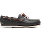 Men Low Shoes Timberland 2-Eye Boat Shoe - Navy Smooth