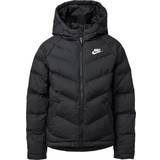 Jackets Children's Clothing Nike Older Kid's Fill Jacket - Black/Black/Black/White (CU9157-010)