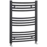 Wall Mounted Heated Towel Rails Premier Nuie Curved (MTY102) Anthracite