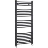 Electric Heating Heated Towel Rails Premier Nuie Curved (MTY104) Anthracite