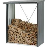 Grey Firewood Shed Biohort WoodStock 150