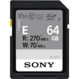 Sony 64 GB Memory Cards Sony SDXC Class 10 UHS-II U3 ​​V60 270 / 120MB / s 64GB