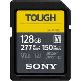 Sony 128 GB Memory Cards Sony Tough SDXC Class 10 UHS-II U3 ​​V60 277 / 150MB / s 128GB