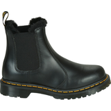 Leather Chelsea Boots Dr. Martens 2976 Leonore Fur Lined - Black