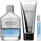 Jimmy Choo Men Gift Boxes Jimmy Choo Urban Hero Gavesæt EdP 100ml + After Shave Balm 100ml + EdP 7.5ml