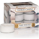 Yankee Candle Baby Powder Tea Light Scented Candle 9.8g 12pcs