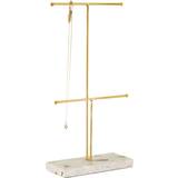 Women Jewellery Stands Sass & Belle Double Terrazzo Jewellery Stand - Gold