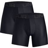 L - Men Men's Underwear Under Armour Tech 6" Boxerjock 2-pack - Black