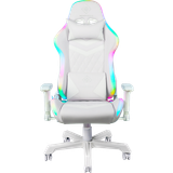 RGB LED Lighting Gaming Chairs Deltaco RGB Gaming Chair - White