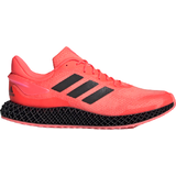 Orange - Unisex Running Shoes adidas 4D Run 1.0 - Signal Pink/Core Black/Light Flash Orange