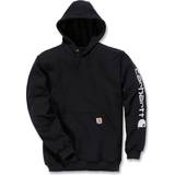 Carhartt Men Clothing Carhartt Loose Fit Midweight Logo Sleeve Sweatshirt - Black