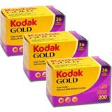 Kodak Camera Film Kodak Gold 200 135-36 3 Pack