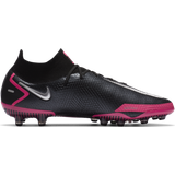 Nike Artificial Grass (AG) Football Shoes Nike Phantom GT Elite Dynamic Fit AG Pro M - Black / Pink Blast / Metallic Silver