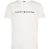 Tommy Hilfiger Men T-shirts Tommy Hilfiger Flag Logo Crew Neck T-shirt - Snow White