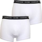 Calvin Klein CK One Trunks 2-pack - White W/Black WB