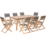 Beliani Cesana Patio Dining Set, 1 Table incl. 8 Chairs