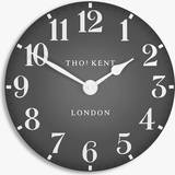 Grey Clocks Thomas Kent Arabic Wall Clock 50cm