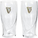Guinness Logo Beer Glass 1.14cl 2pcs