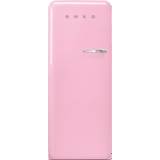 Pink Freestanding Refrigerators Smeg FAB28LPK5 Pink Pink