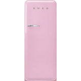 Pink Freestanding Refrigerators Smeg FAB28RPK5 Pink