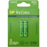 GP Batteries Batteries - Watch Batteries Batteries & Chargers GP Batteries ReCyko AAA Battery 650mAh 2-Pack