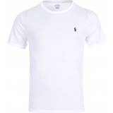 Breathable T-shirts Polo Ralph Lauren Custom Slim Fit Cotton T-shirt - White