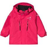 Pink Shell Jackets Children's Clothing Isbjörn of Sweden Kid's Storm Hard Shell Jacket - Hibiskus (460)