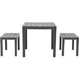 Plastic Patio Dining Sets vidaXL 48779 Patio Dining Set, 1 Table incl. 2 Chairs