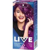 Smoothing Semi-Permanent Hair Dyes Schwarzkopf Live Ultra Brights or Pastel Semi-Permanent Hair Dye #94 Purple 80ml