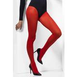 Socks & Tights Fancy Dresses Fancy Dress Smiffys Opaque Tights Red