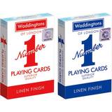 Waddingtons Board Games Waddingtons Number 1 Playing Cards - Red and Blue Twin Pack